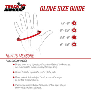 Racing glove size chart