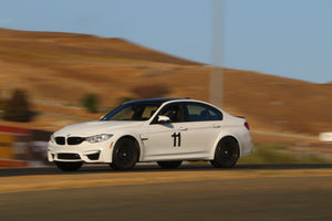 BMW M3 with Removable vinyl number decals from Trackarmour