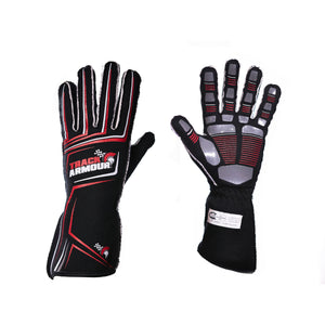 Track Armour Racing Gloves (front and back)