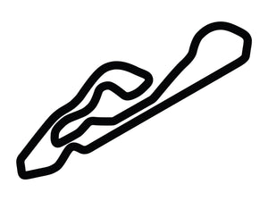 National Corvette Museum Motorsports Park Grand Max Course With Chicane Decal