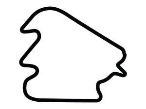 Pocono Int'l Raceway North South Option 4 Course Decal
