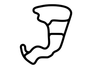 Michigan International Speedway Full Road Course Decal
