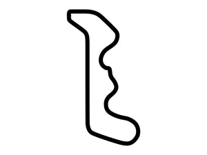 Thunderhill Raceway Park 2 Mile Course Decal