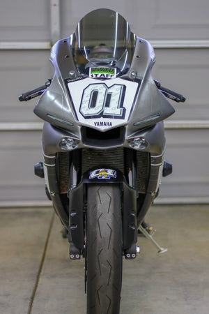 Yamaha R1 Front end with Trackarmour