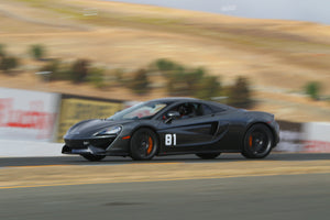Mclaren with removable Trackarmour vinyl decal numbers